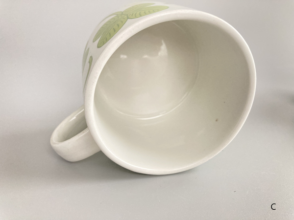 Apila tea cup 2,5dl with saucer 17cm plate - Birger Kaipiainen 1970 Arabia Finland