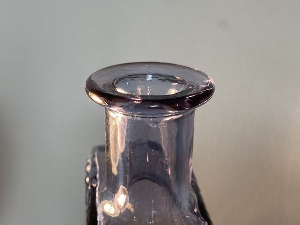Nanny Still Grapponia neodymium carafe decoration bottle 19cm Riihimäen Lasi