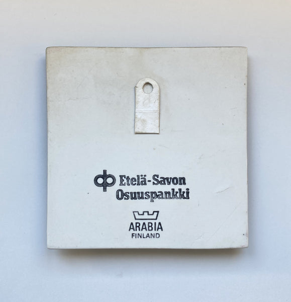 Heljä Liukko-Sundström - Special wall plate for Etelä-Savon Osuuspankki