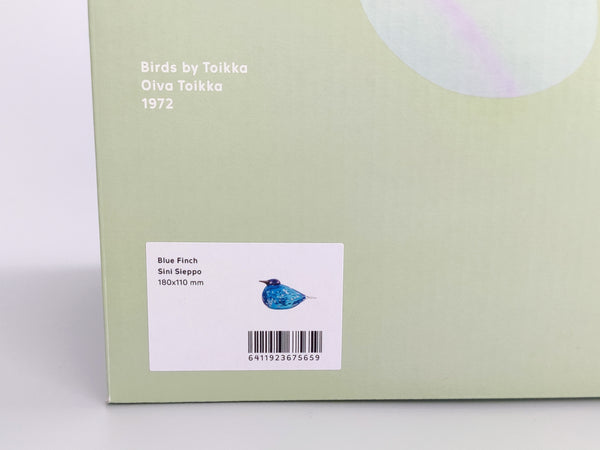 Blue Finch - Oiva Toikka - Sini Sieppo Iittala (NEW)