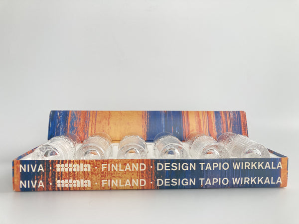 Tapio Wirkkala - Niva shot glasses in Gift Box, Iittala Vintage