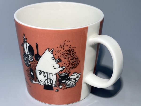 90's Moomin mug Dark Rose Moominmamma Arabia 1991-1996