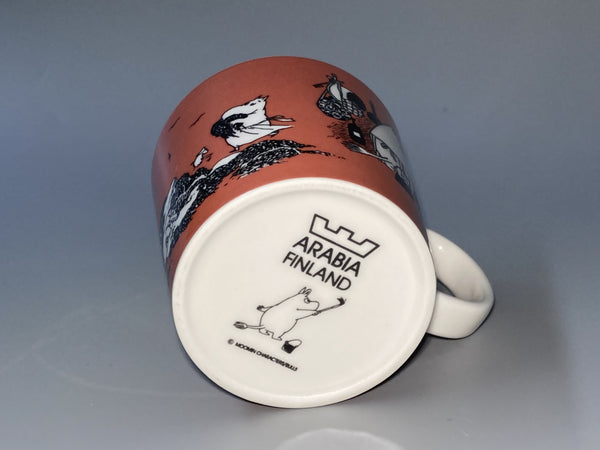 90's Moomin mug Dark Rose Moominmamma Arabia 1991-1996