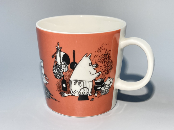 90's Moomin mug Dark Rose Moominmamma Arabia 1991-1996