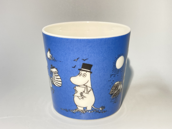 90's Moomin mug Dark Blue Moominpappa Arabia 1991 – 1999