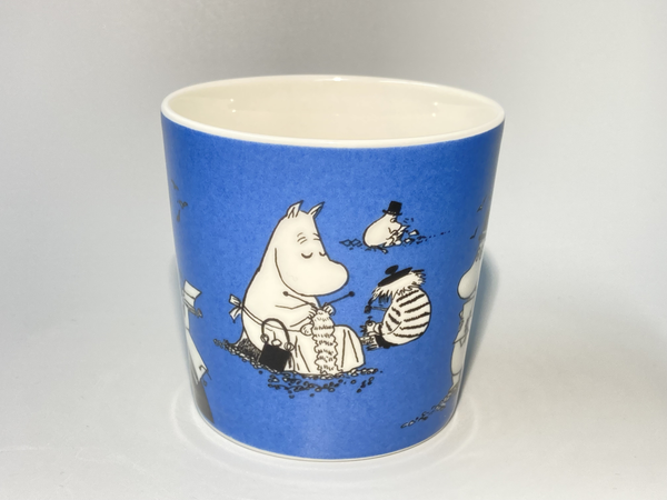 90's Moomin mug Dark Blue Moominpappa Arabia 1991 – 1999