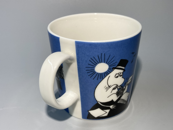 90's Moomin mug Dark Blue Moominpappa Arabia 1991 – 1999