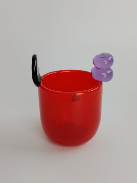 Oiva Toikka - PomPom vase Nuutajärvi Finland 1970-1972