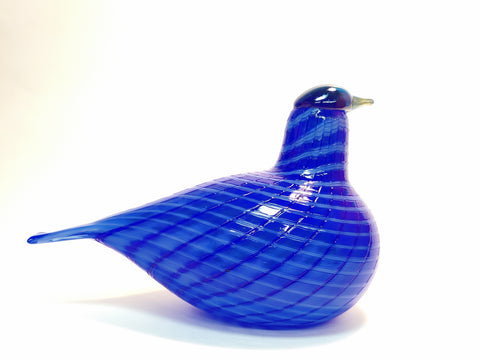 Lintu Sininen, Blue Bird SSKK 1990 Toikka Iittala Nuutajärvi Finland –  Damsténs