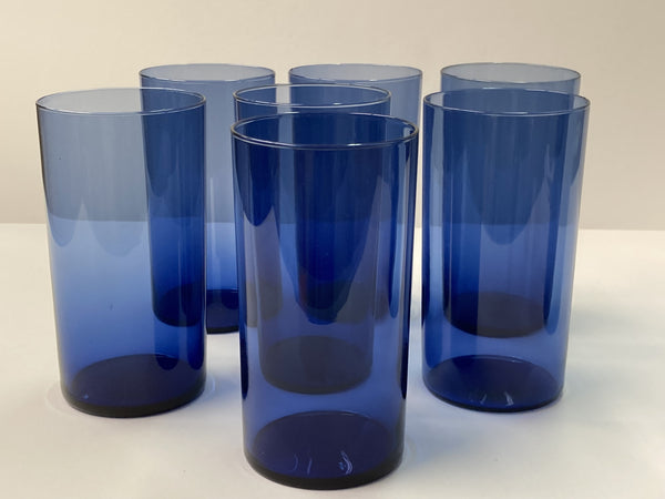 Timo Sarpaneva  i-114 Jug and/or glasses blue Iittala Finland