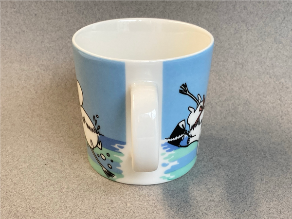 Summer-07, The Dolphindive Moomin mug by Arabia, Finland